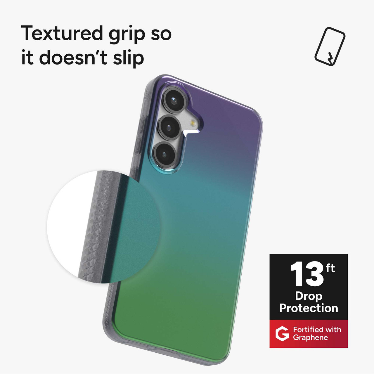 ZAGG Milan Samsung Galaxy S25 Case Iridescent