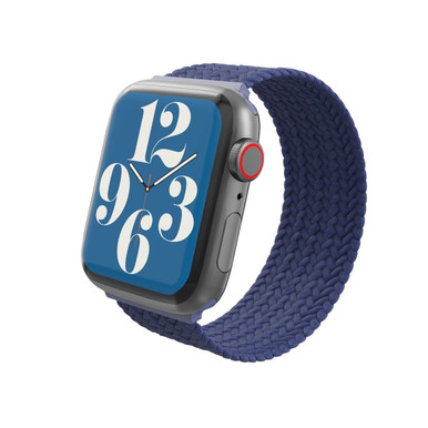 InvisibleShield Braided Watch Band for Apple Watch in Red | Size 45mm/44mm/42mm | Band Size: Large-image-705009510