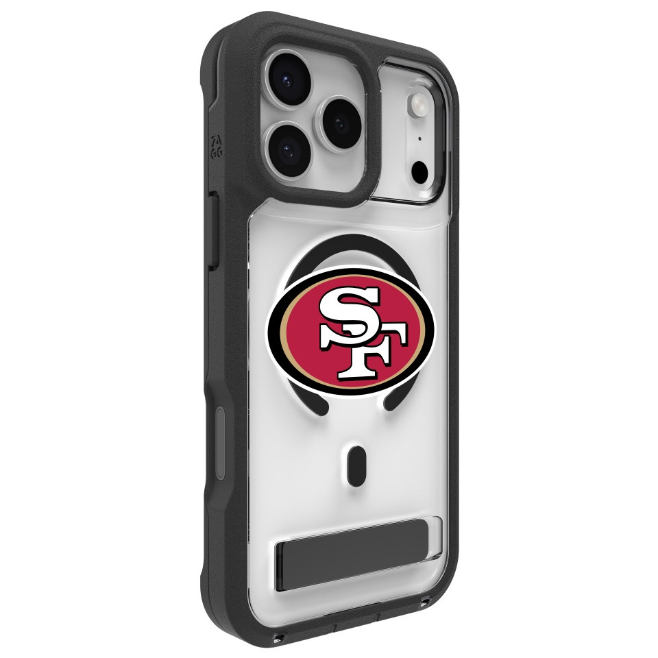 ZAGG Custom San Francisco 49ers - Rainier iPhone 17 Pro Custom Case 1-image-SSZG-NFL-SAN01-RSK17P-1