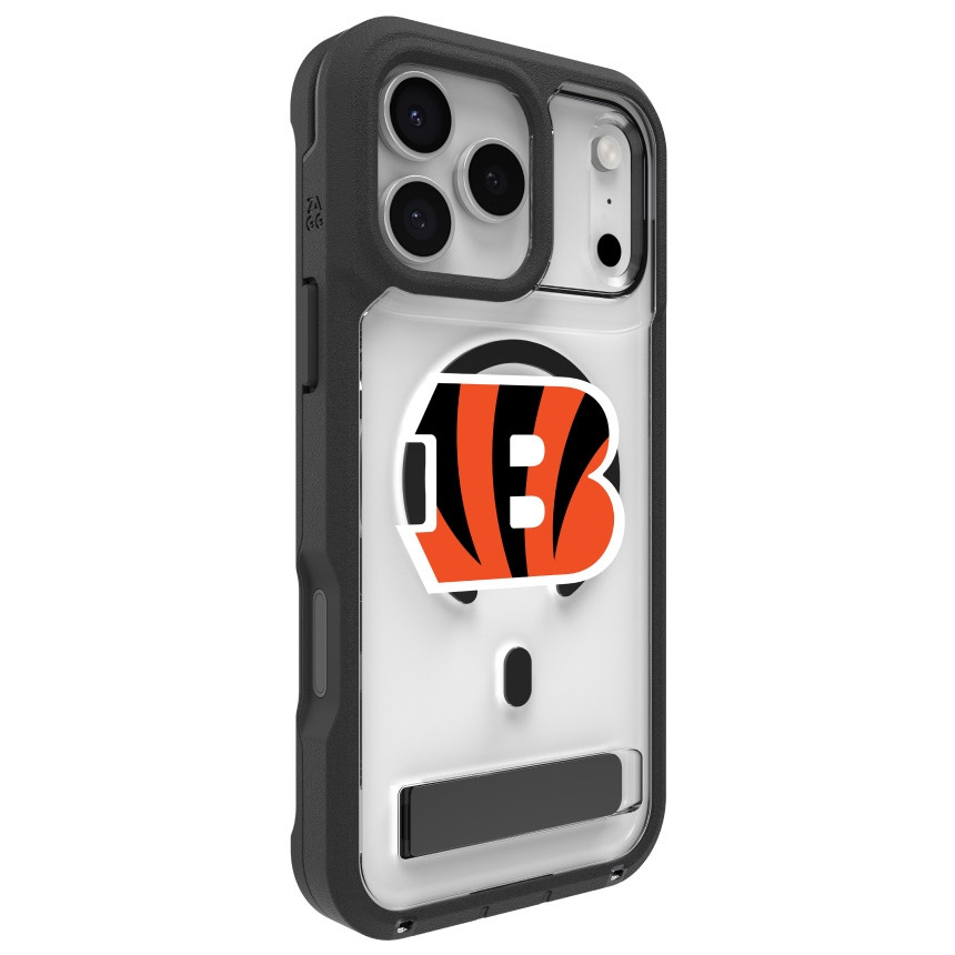 ZAGG Custom Cincinnati Bengals - Rainier iPhone 17 Pro Max Custom Case 1-image-SSZG-NFL-CIN01-RSK17PM-1