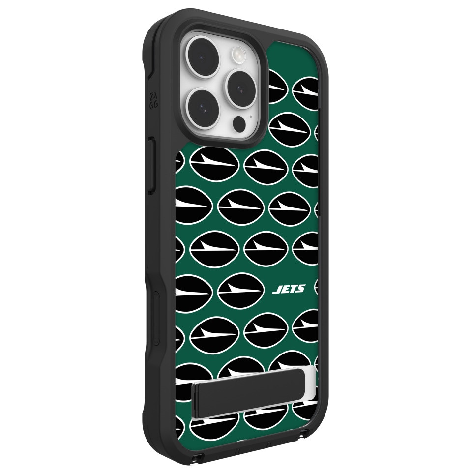 ZAGG Custom New York Jets - Rainier iPhone 16 Pro Custom Case 3-image-SSZG-NFL-NYJ03-RSK16P-1