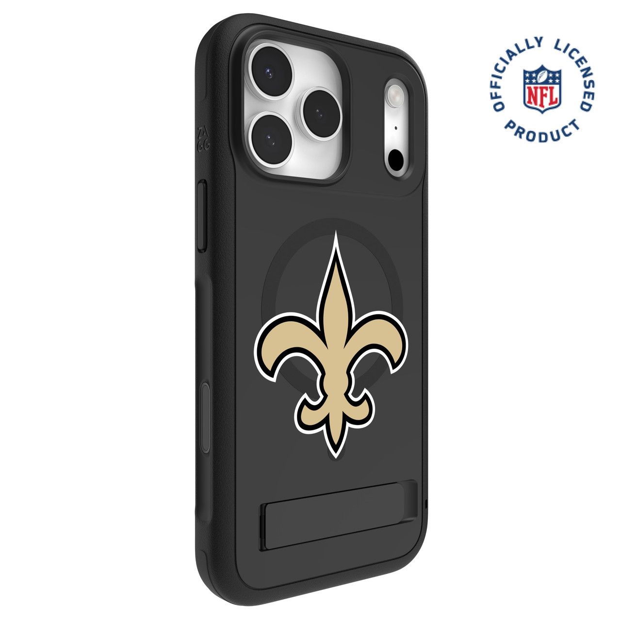 ZAGG Custom New Orleans Saints - Sedona iPhone 17 Pro Max Custom Case 1-image-SSZG-NFL-NOR01-SSK17PM-1