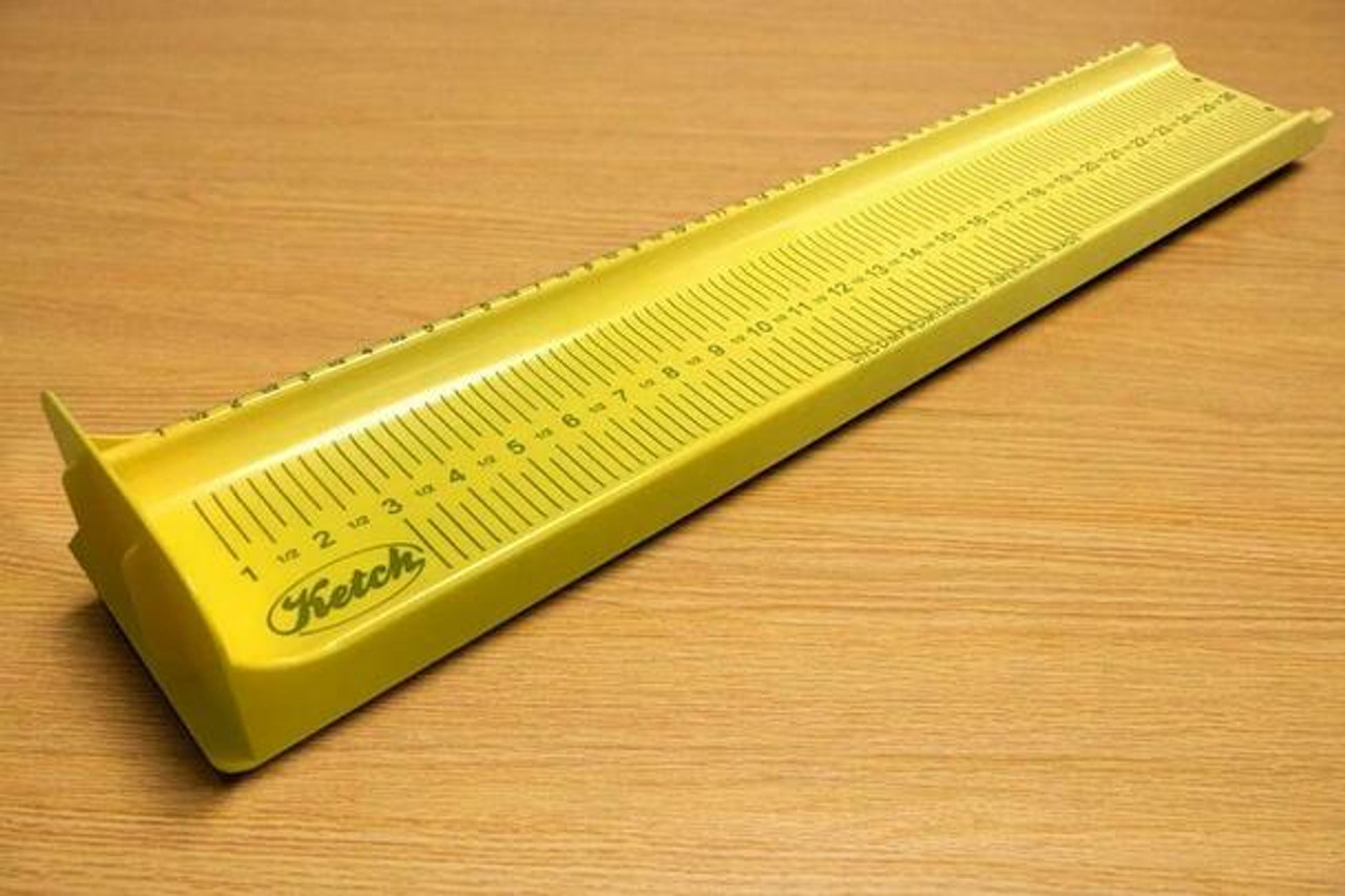 Ketch 32 Carbonate Fish Measuring Board