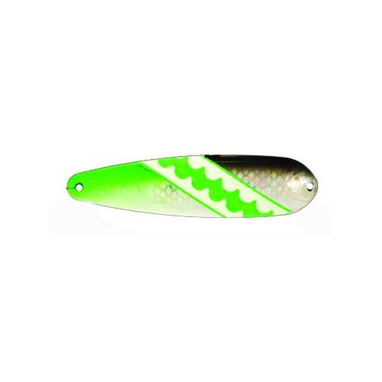 Dreamweaver 3 3/4” Trolling Spoon Holographic Emerald Alewife Trout Salmon