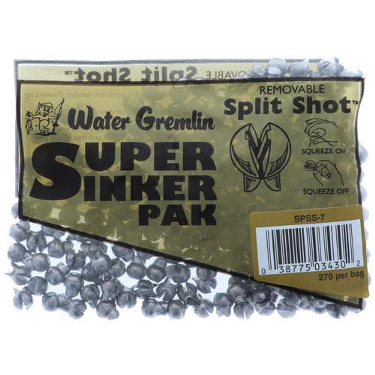 Water Gremlin Super Pack Split Shot