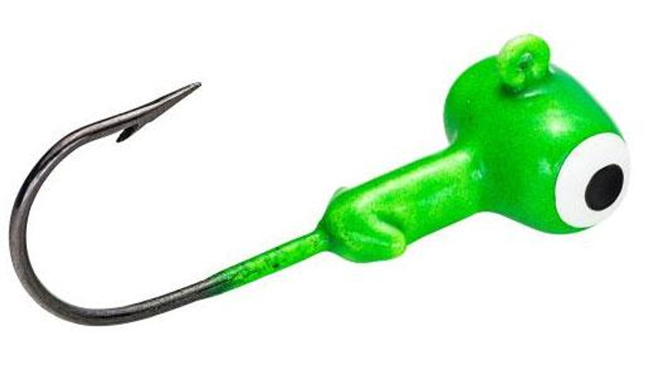 Strike King Mr. Crappie Sausage Head Jig - Limetreuse