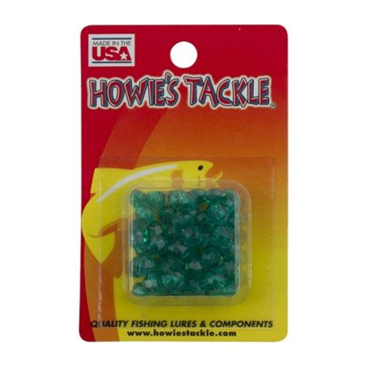 Howie's Tackle Beads #6 Dark Green 50 Pack