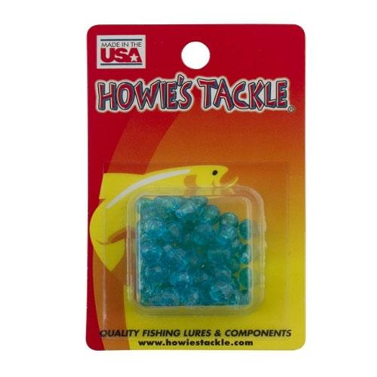 Howie's Tackle Beads #6 Teal 50 Pack