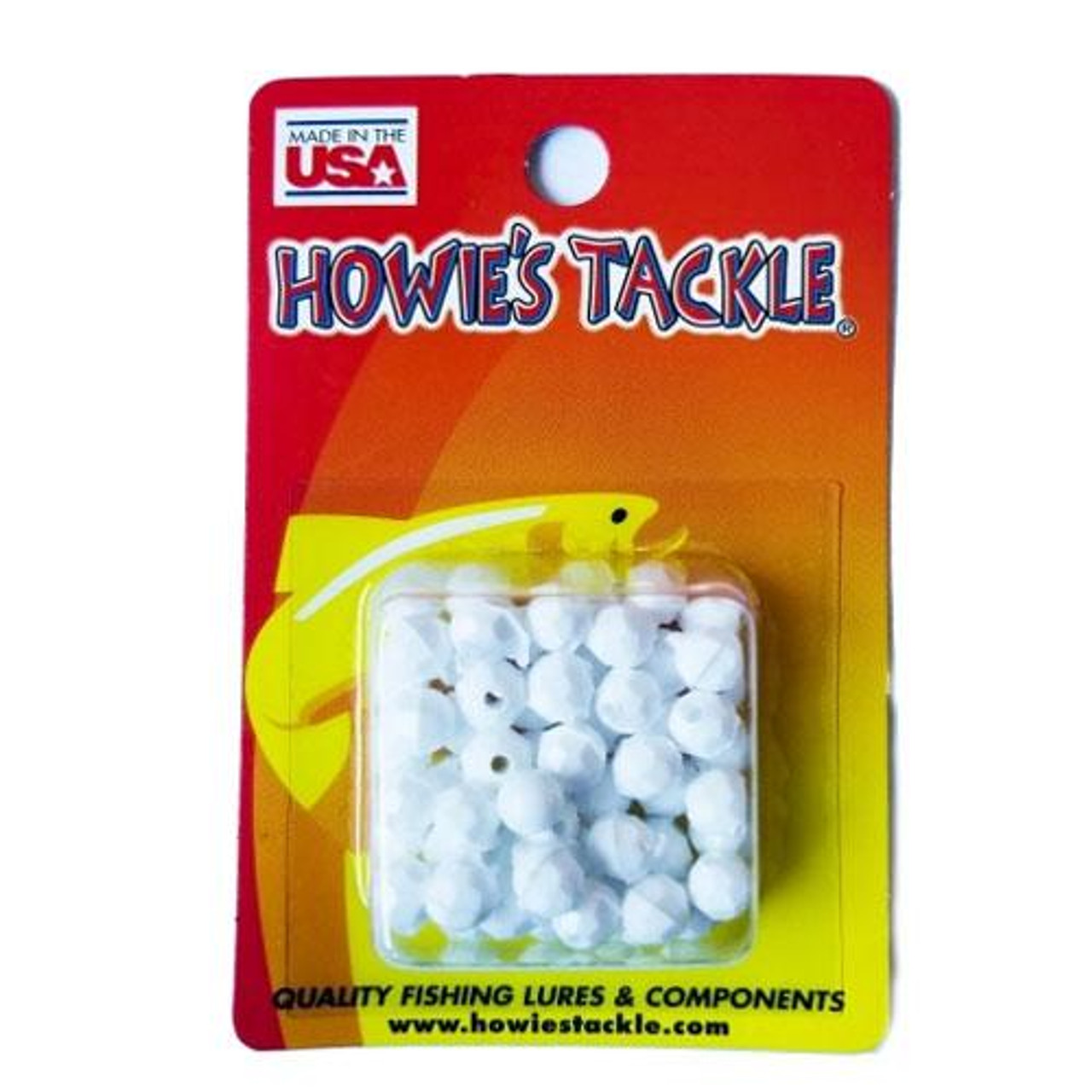 Howie's Tackle Howie's Round Beads - #6 - White