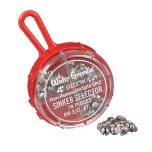 Water Gremlin Removable Split Shot Sinker Selector 711