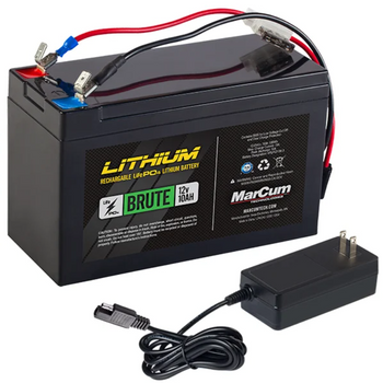 MarCum Brute Lithium Battery 12V 10AH W/Charger