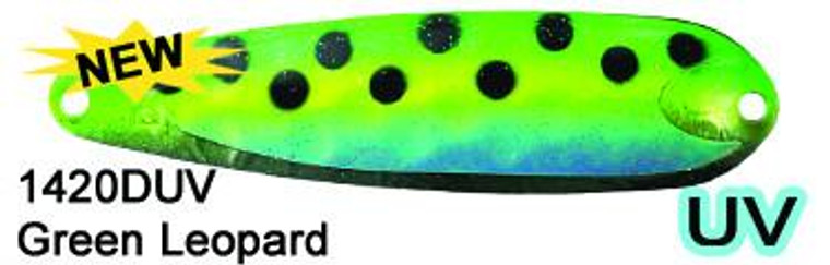 Dreamweaver Standard Spoon UV Green Leopard Dbl UV Standard