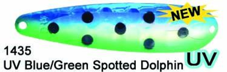 Dreamweaver Standard Spoon List 2 UV Blue / Green Spotted Dolphin Standard