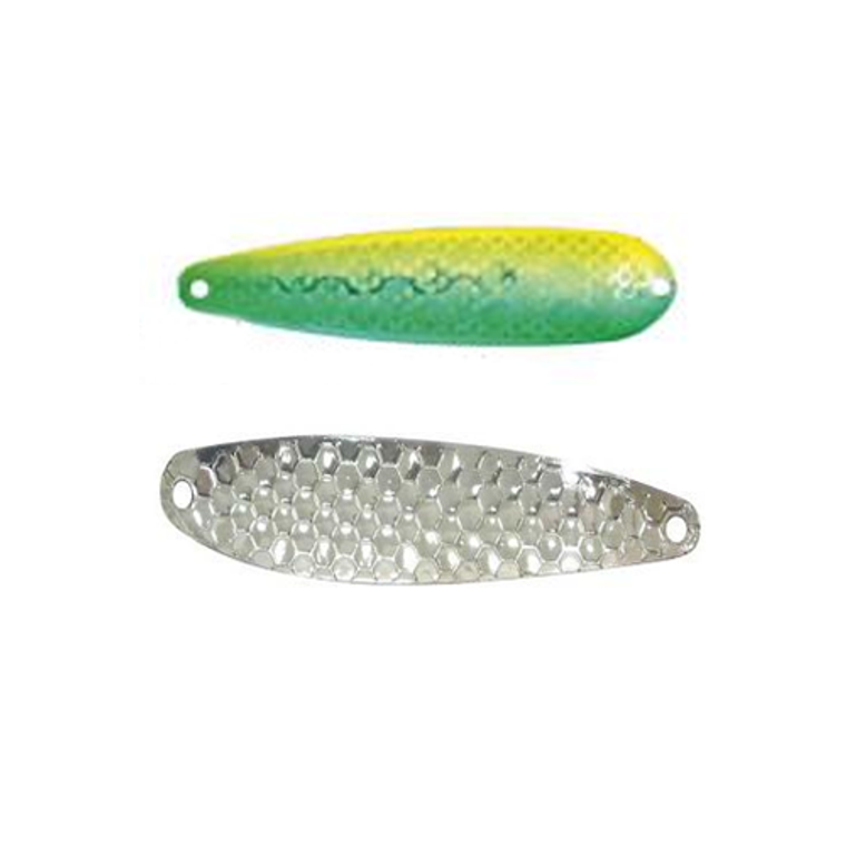 Dreamweaver Super Slim Spoon Holographic Green Dolphin 3-5/8''