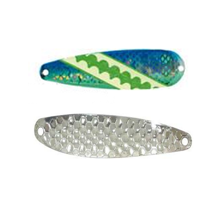 Dreamweaver Super Slim Spoon Holographic Blue Dolphin 3-5/8''