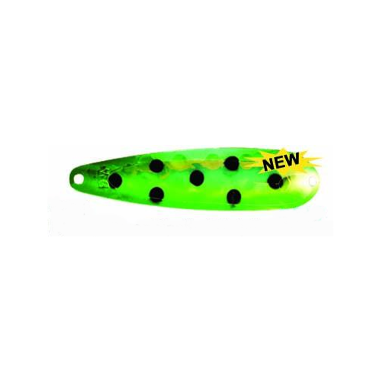 Dreamweaver Magnum Spoon UV Double Green Spotted dolphin 4-3/4''
