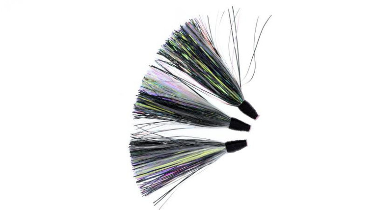 Rapture Trolling Flies Teaser 3-Pack BLACKJACK Standard