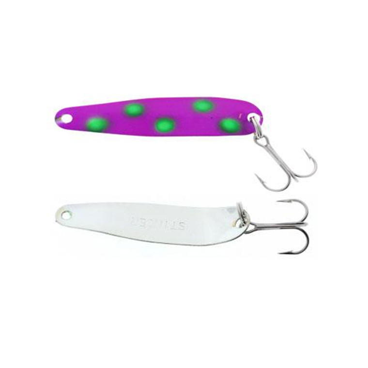 Michigan Stinger Scorpion Spoon Silver Back Barney 2-1/4''