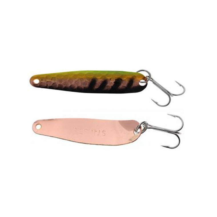 Michigan Stinger Scorpion Spoon Copper Back Lepoard Thong 2-1/4''