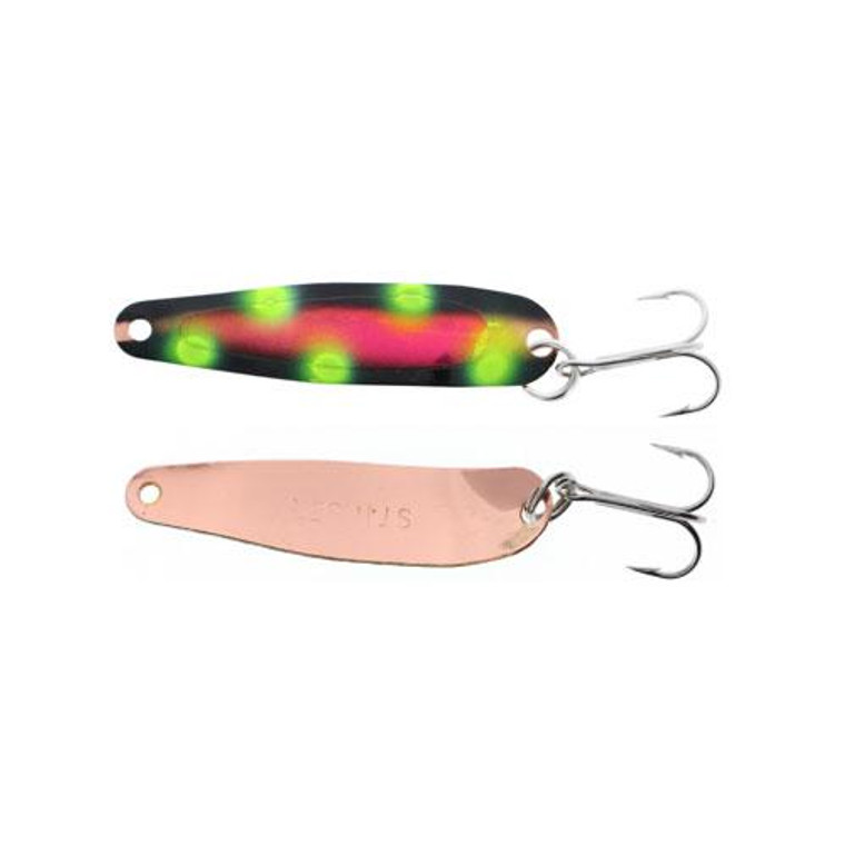 Michigan Stinger Scorpion Spoon Copper Back Eye of Newyt UV 2-1/4''