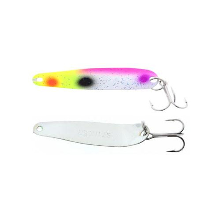 Michigan Stinger Scorpion Spoon Silver Back Pink Panties 2-1/4''