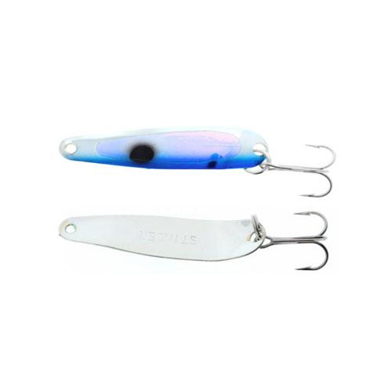 Michigan Stinger Scorpion Spoon Silver UV Blue Tux 2-1/4''