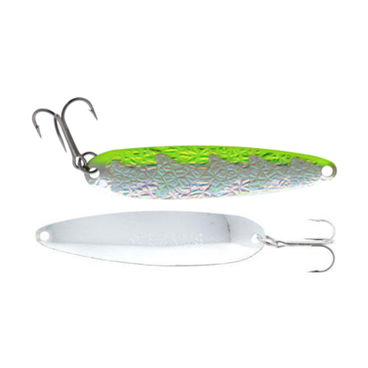 Michigan Stinger Standard Spoon YELLOW WIGGLE UV 3-3/4''