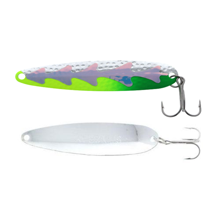 Michigan Stinger Spoon Standard UV Mongoose Silver 3-3/4''