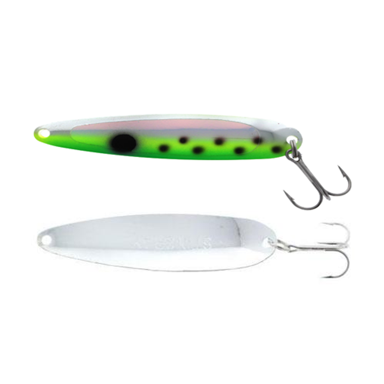 Michigan Stinger Spoon Standard Pickle Seed Silver 3-3/4''