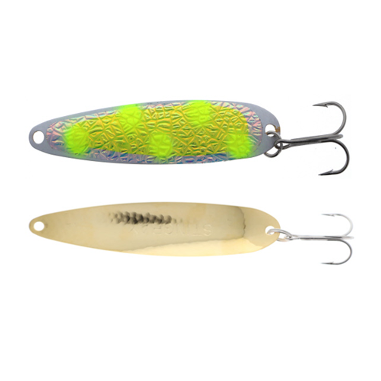 Michigan Stinger Spoon Standard Yellow Frost UV Gold 3-3/4''