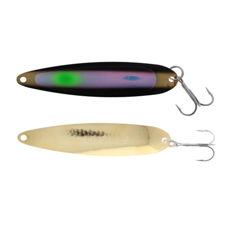 Michigan Stinger Spoon Standard UV Sea Sick Waddler Gold 3-3/4''