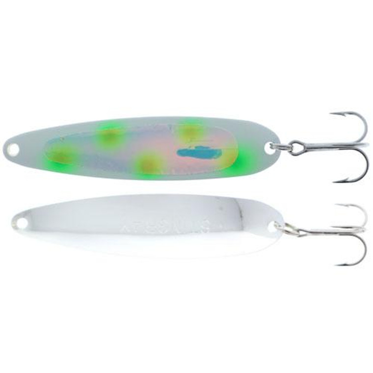 Michigan Stinger Spoon Standard Green Dot Glo UV 3-3/4''