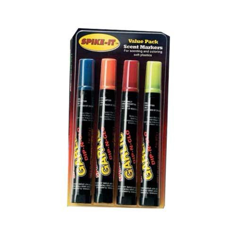 Spike It Scent Marker Pen 4 Pack Chart-Red-Orange-Blue