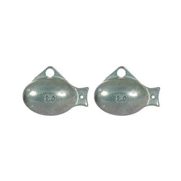 Off Shore Tackle Pro Guppy Weights Silver 1 oz