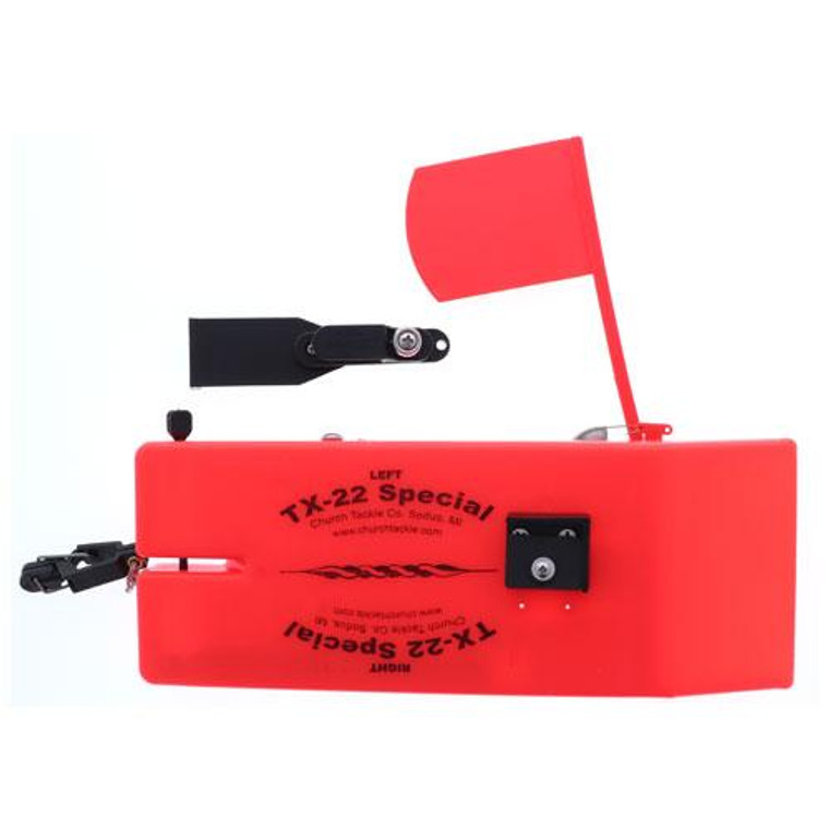 Church Tackle TX-22 Special Board w/Flag Orange Starboard - Right