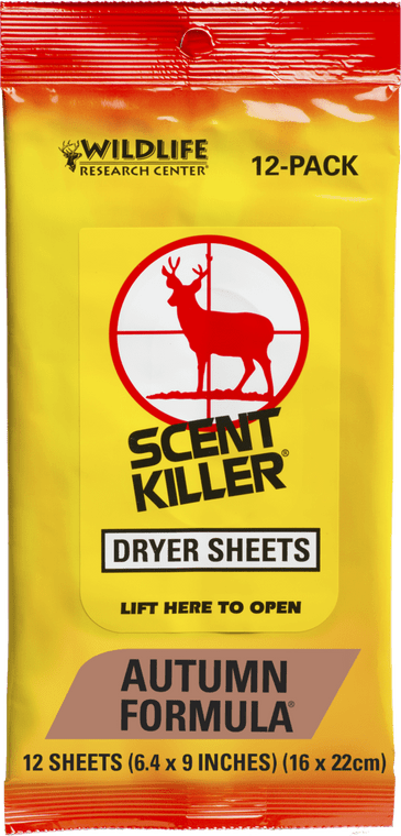 Wildlife Research Scent Killer Autumn Formula Dryer Sheets