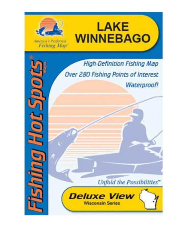 Fishing Hot Spots Winnebago Lake Map