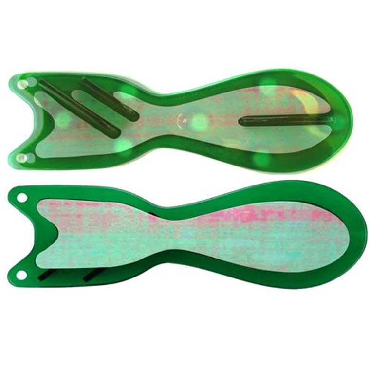 Dreamweaver Spindoctor Flasher Emerald Green- Pearl Glow 8''