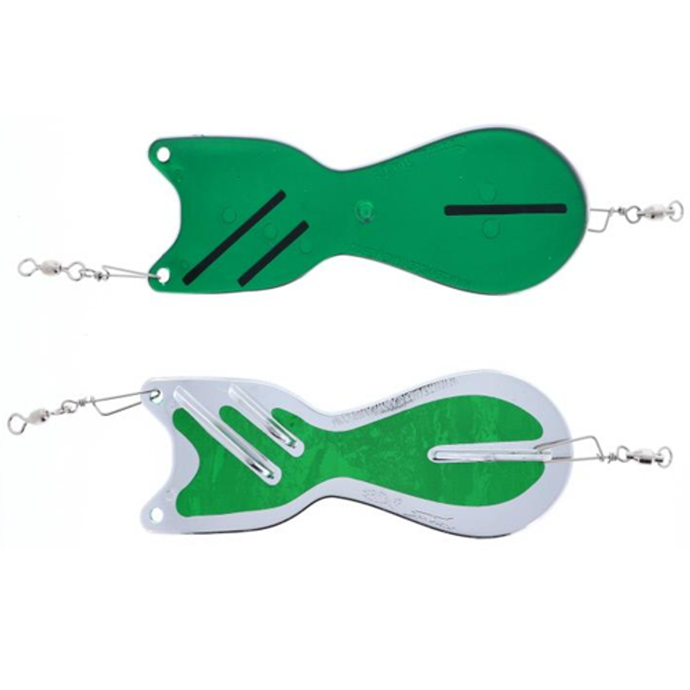 Dreamweaver Spindoctor Flasher Chrome / Emerald Emerald 8''