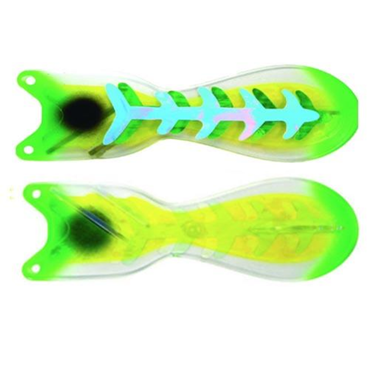 Dreamweaver Spindoctor Flasher UV Green/Yellow 10''