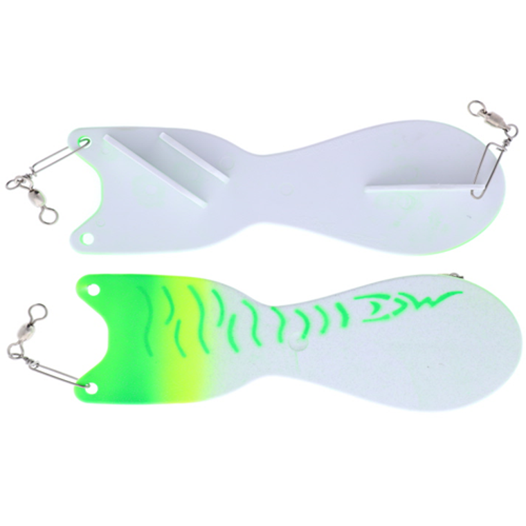 Dreamweaver Spindoctor Flasher Green Tiger 8''