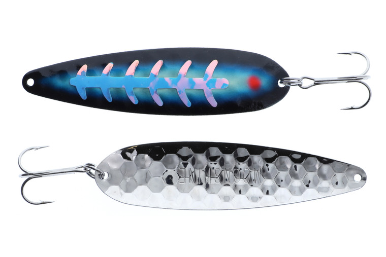 Moonshine Lures Original Spoons Magnum Black Ice 5''