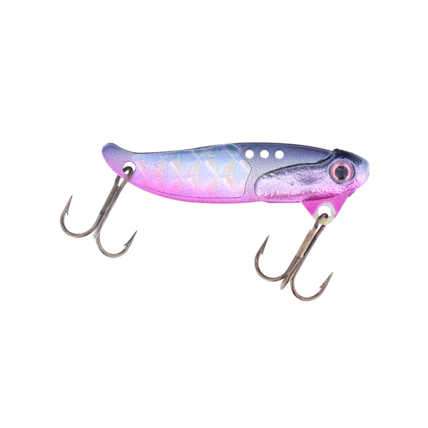 Vertical Minnow Blade Bait - UV Red Craw by Vertical Jigs and Lures