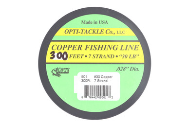 Opti-Tackle 7-Strand Copper Fishing Line – 45lb/3,000ft