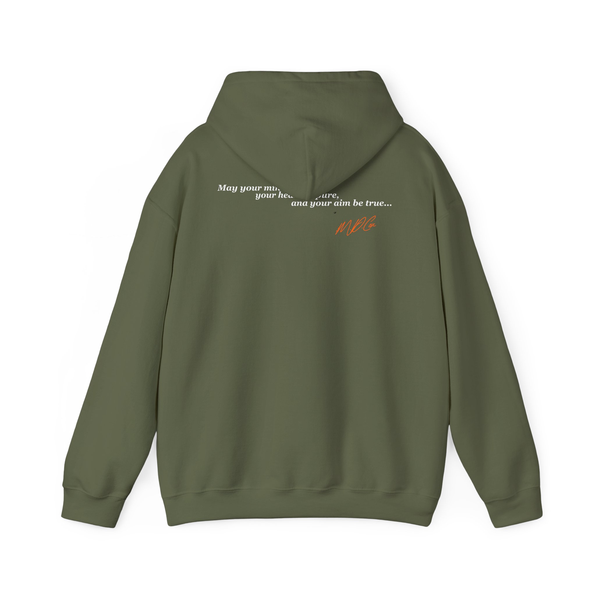 MDC Slogan Hooded Sweatshirt ***All American MADE*** - COX ARMS USA