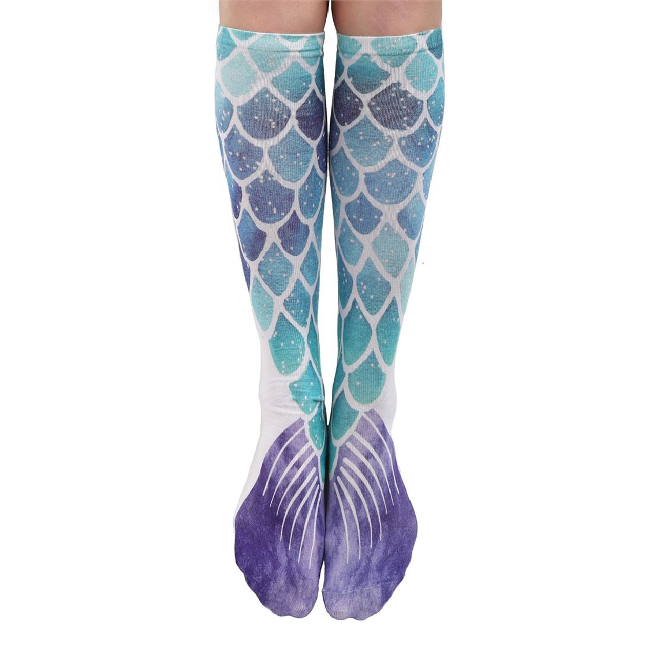 Mermaid Tail Knee Socks - 20647 - TropicalBreezeDecor