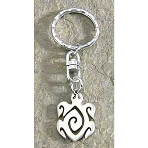 Pewter Sea Turtle Key Ring Chain 9874593000
