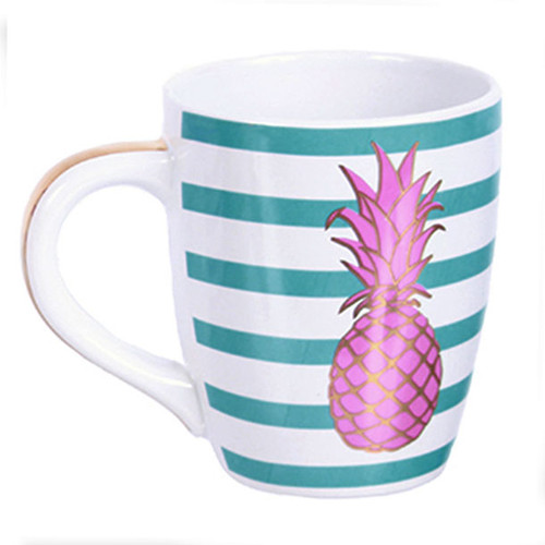 Pineapple Stripe Jumbo Mug Blue 24oz - 60653B