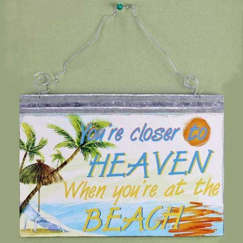 Closer to Heaven Metal Wall Sign 22350