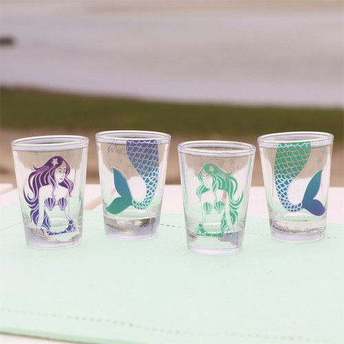 Mermaids Shot Glass - Set of 4 - 20684